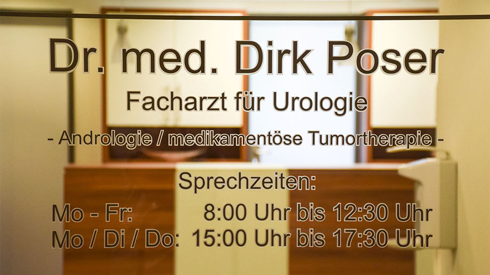 Praxisschild - Gesundheitszentrum Bochum · Facharzt für Urologie / Andrologie · medikamentöse Tumortherapie in 44791 Bochum